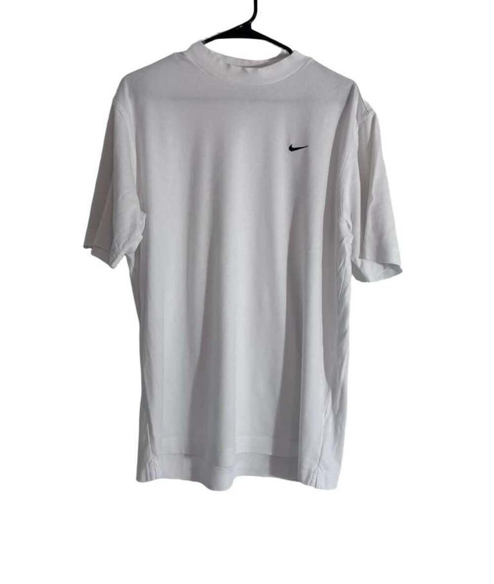 Nike Golf Dri-FIT Mock Neck T-Shirt White Men's Size Medium